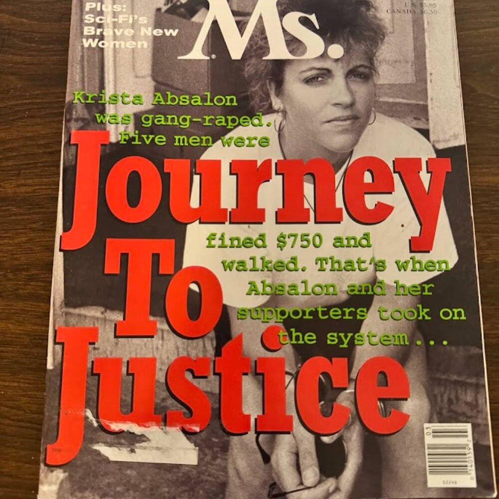 MS. MAGAZINE NOV DEC 1994 KRISTA ABSALON BREAST SELF EXAM SCI-FI WOMEN FEMINISM